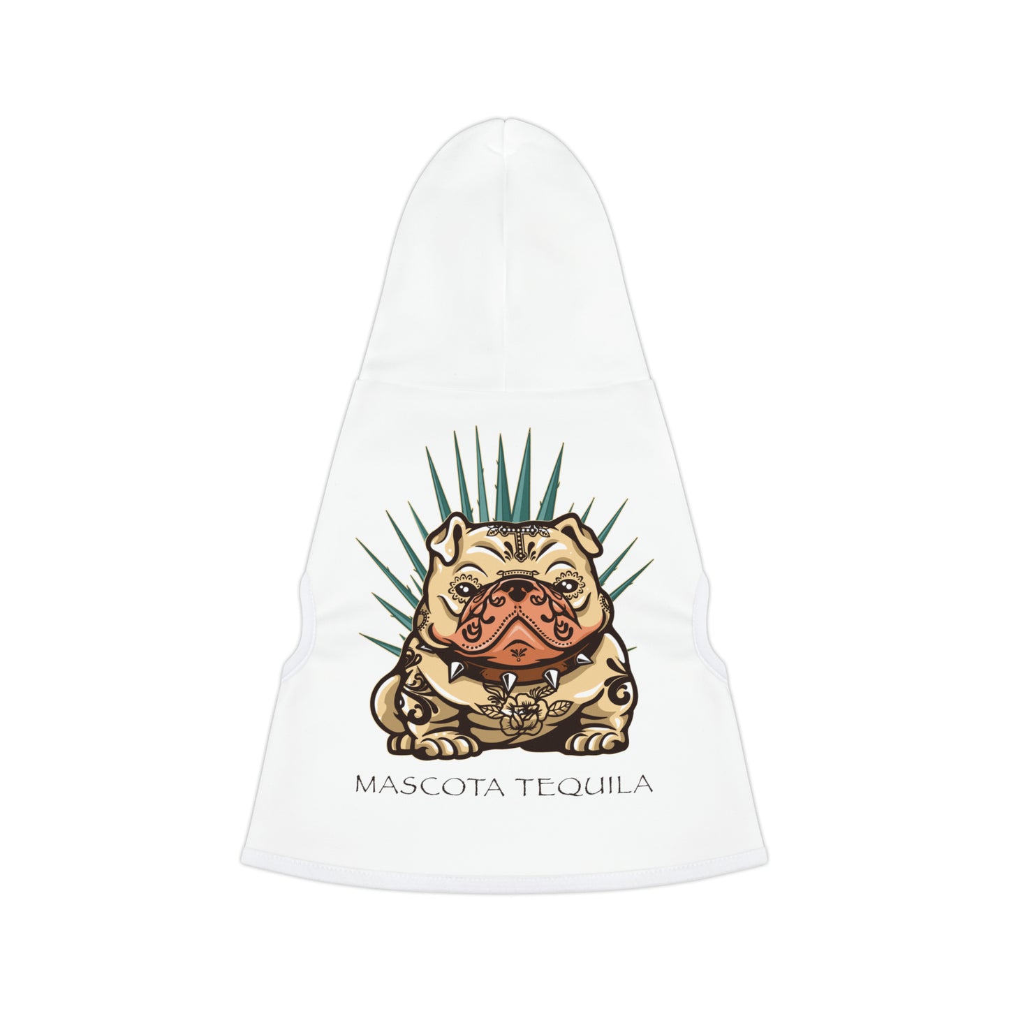 Mascota Añejo Pup White Hoodie