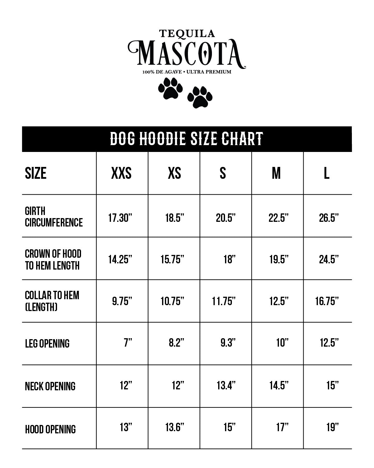 Mascota Tequila What Up Dog? Pet Hoodie