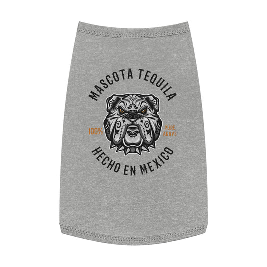 Mascota Tequila Hecho En Mexico Pup Grey Tank