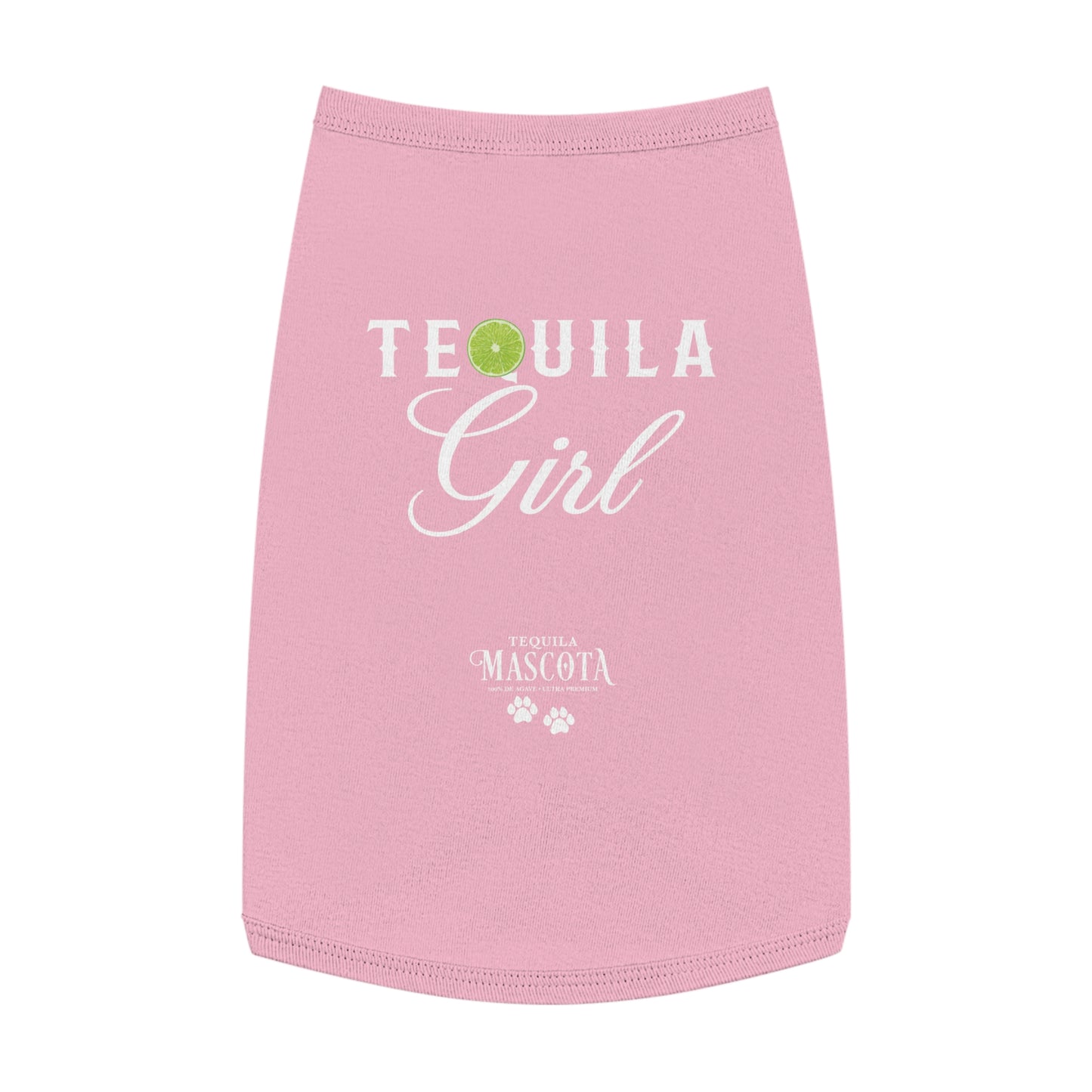 Mascota Tequila Girl Pink Pup Tank Top